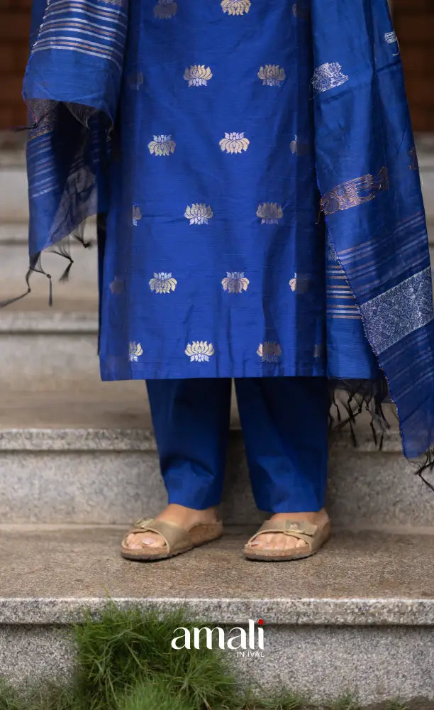 Athira Ink Blue Salwar salwar