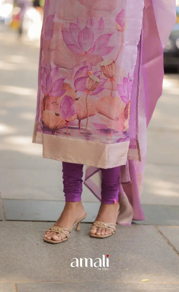 Athira Kota Salwar - Lilac and Purple salwar