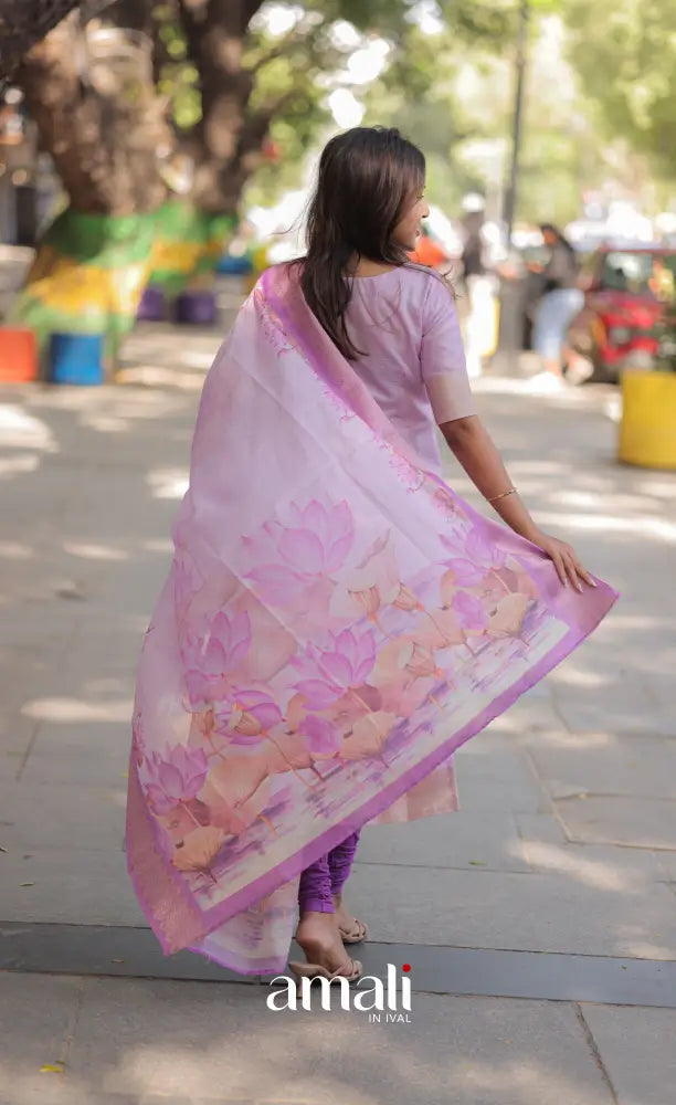 Athira Kota Salwar - Lilac and Purple salwar