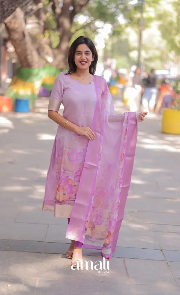 Athira Kota Salwar - Lilac and Purple salwar