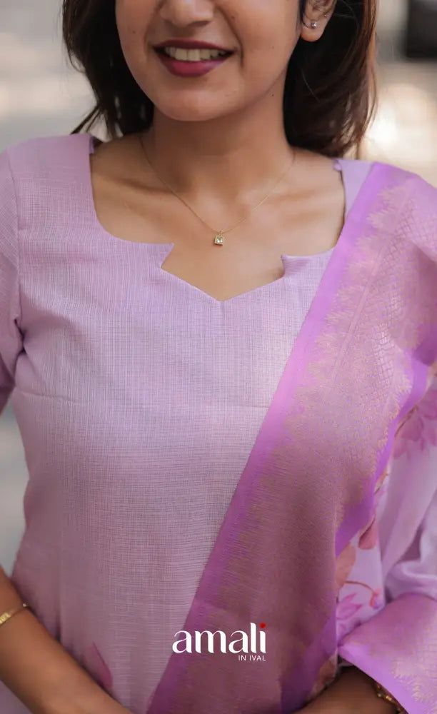 Athira Kota Salwar - Lilac and Purple salwar