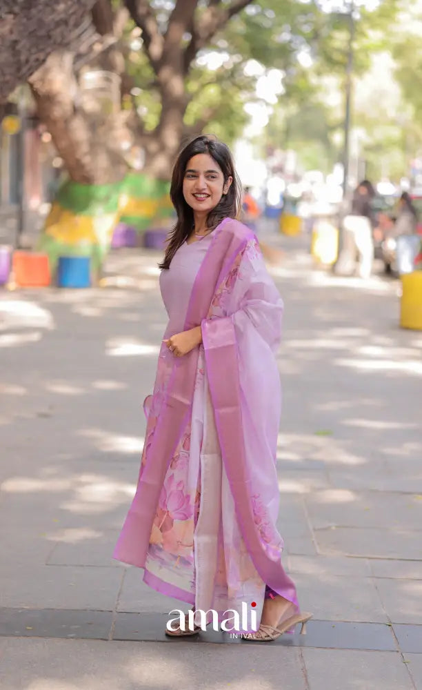 Athira Kota Salwar - Lilac and Purple salwar