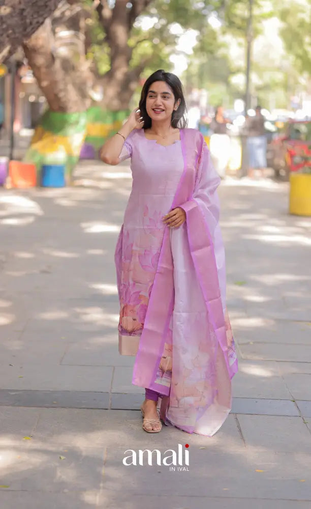 Athira Kota Salwar - Lilac and Purple salwar