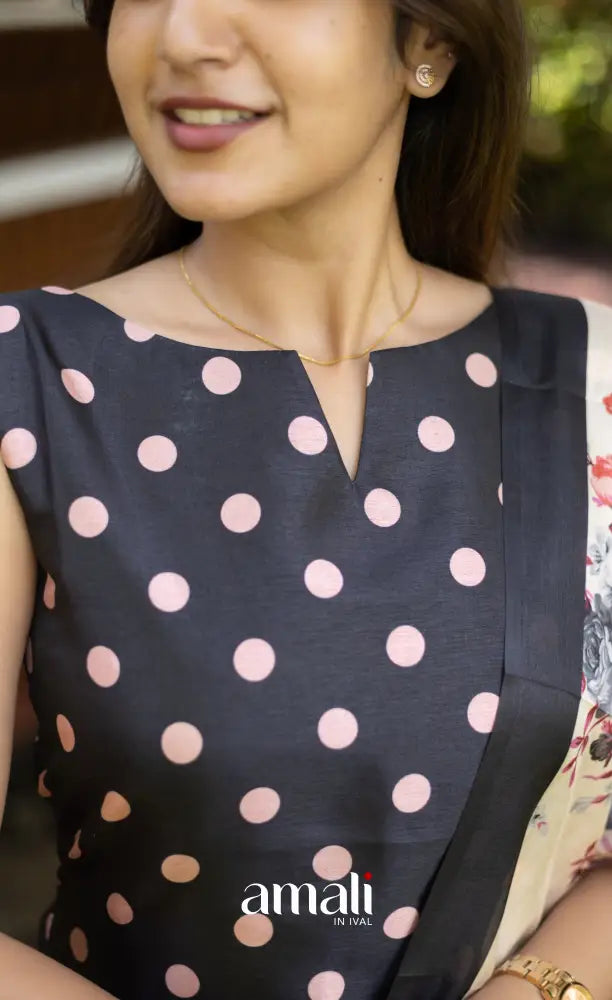 Athira Salwar - Black and Baby pink salwar