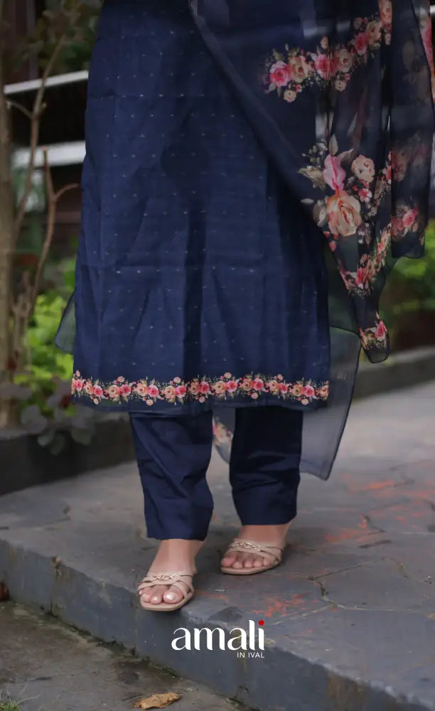 Athira Salwar - Navy Blue salwar