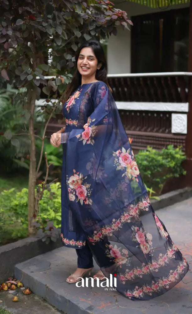 Athira Salwar - Navy Blue salwar