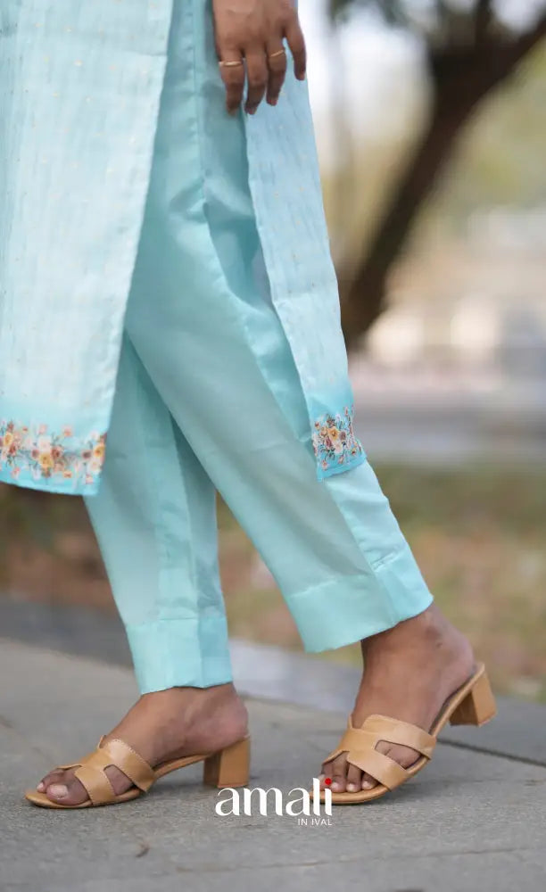 Athira Salwar - Pastel Blue salwar