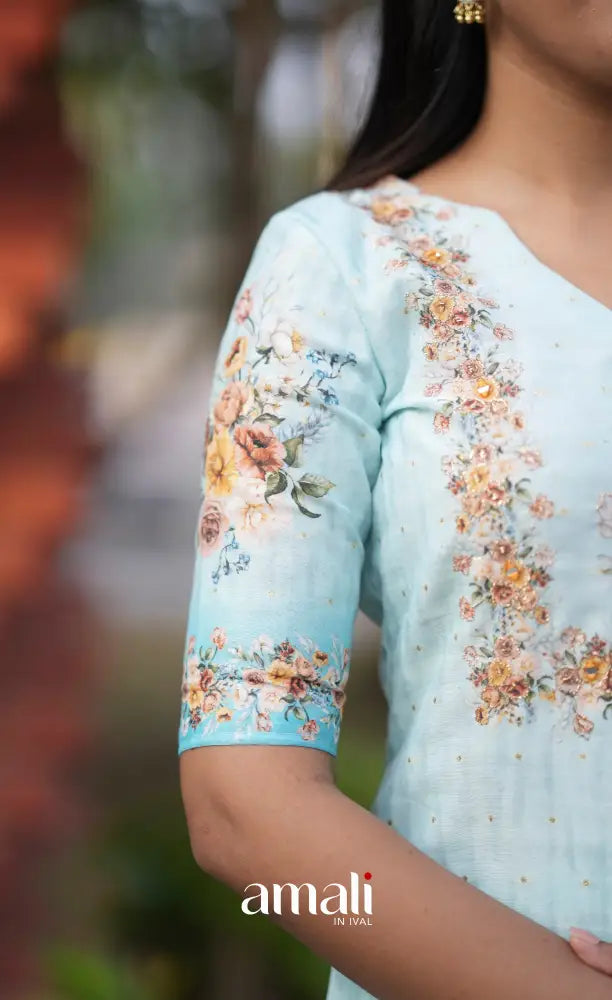 Athira Salwar - Pastel Blue salwar