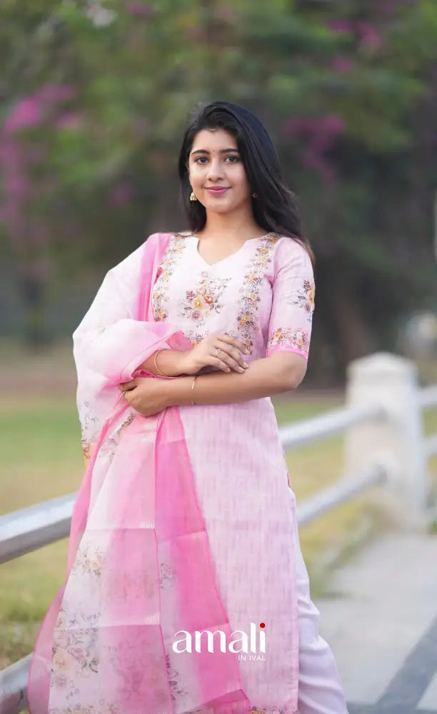 Athira Salwar - Pastel Pink salwar