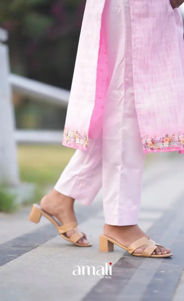 Athira Salwar - Pastel Pink salwar
