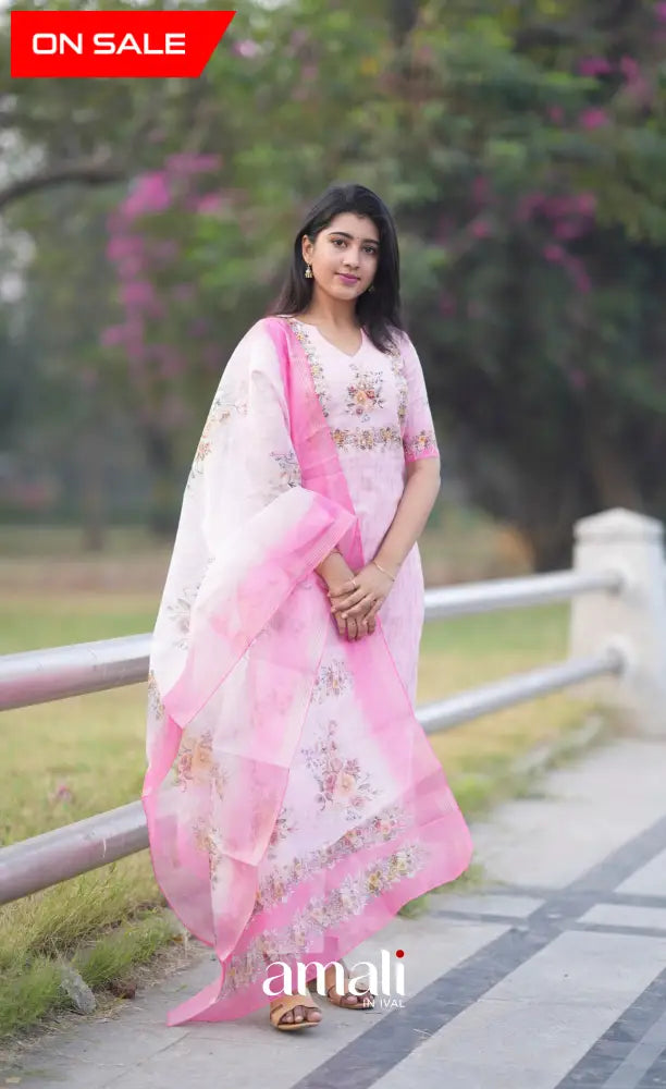 Athira Salwar - Pastel Pink salwar