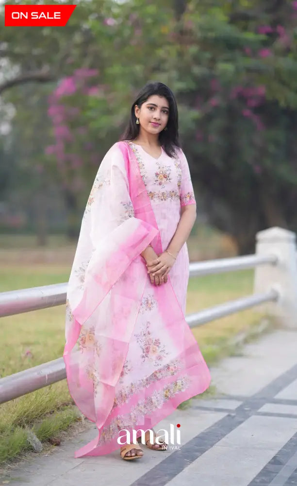 Athira Salwar - Pastel Pink salwar