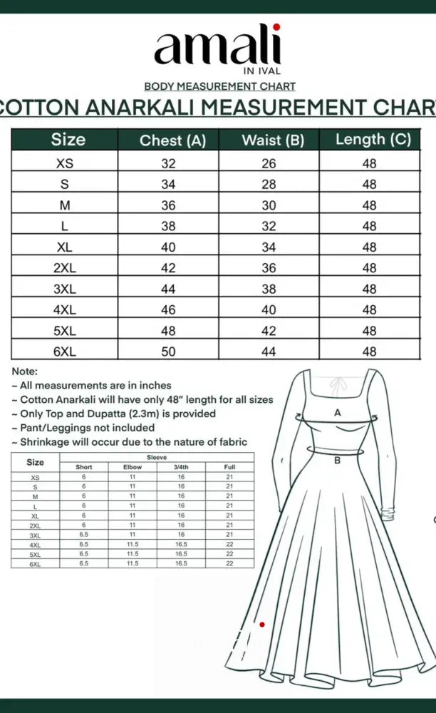 Black Chettinad Cotton Anarkali Anarkalis