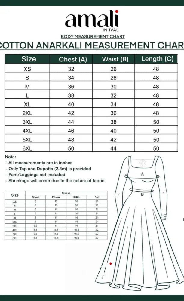 Black Chettinad Cotton Anarkali Anarkalis