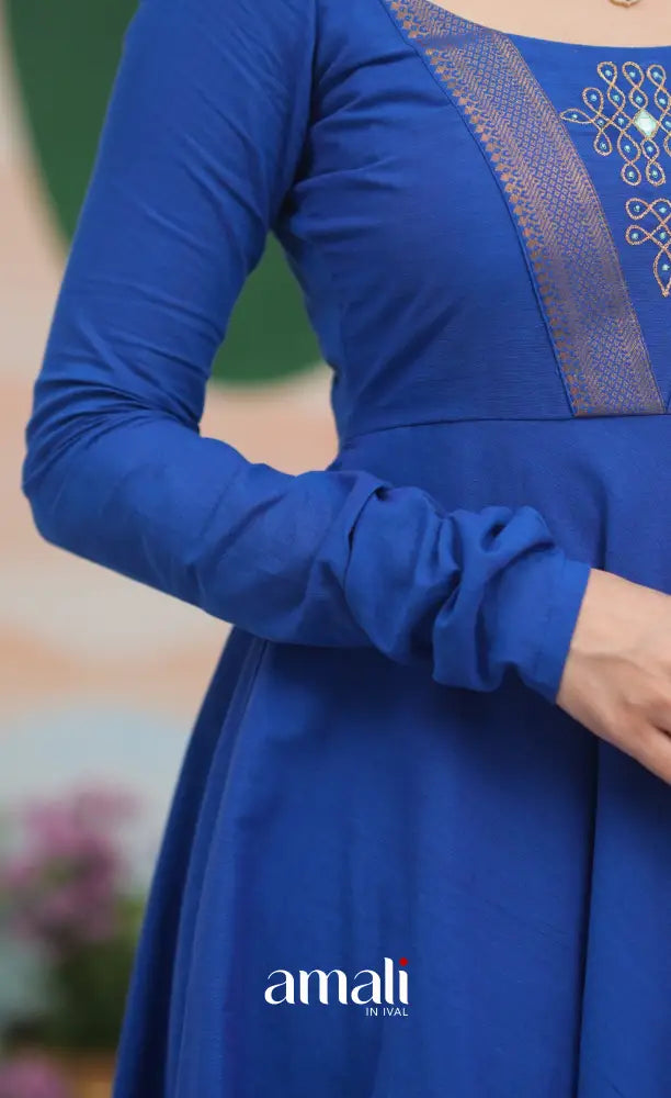mangalagiri cotton anarkali dress Mangalagiri Cotton