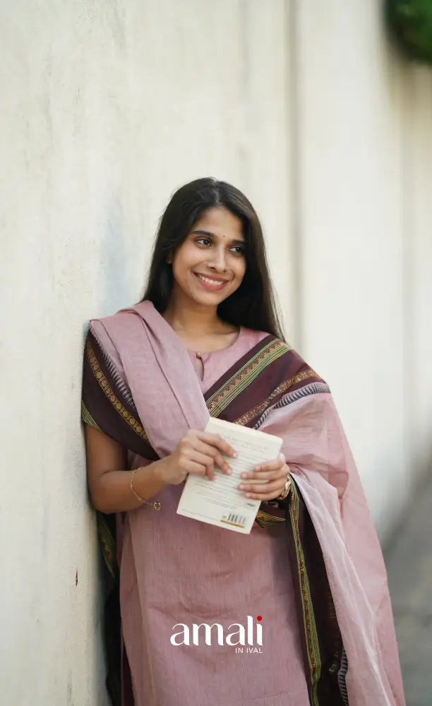 Meera Cotton Salwar - Dusty Pink salwar