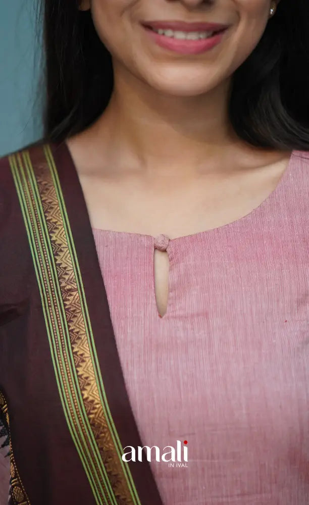 Meera Cotton Salwar - Dusty Pink salwar