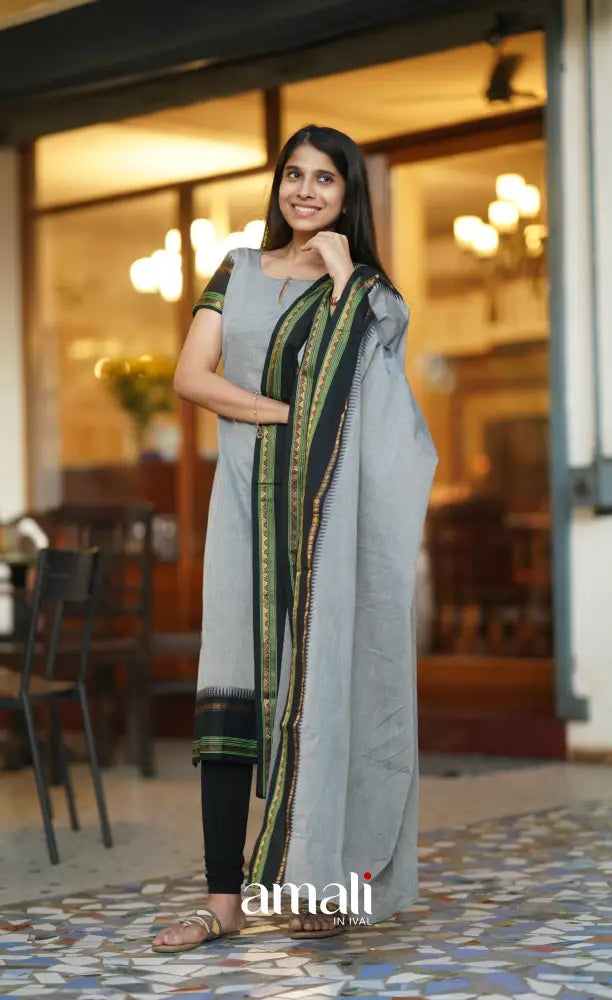 Meera Cotton Salwar - Grey salwar