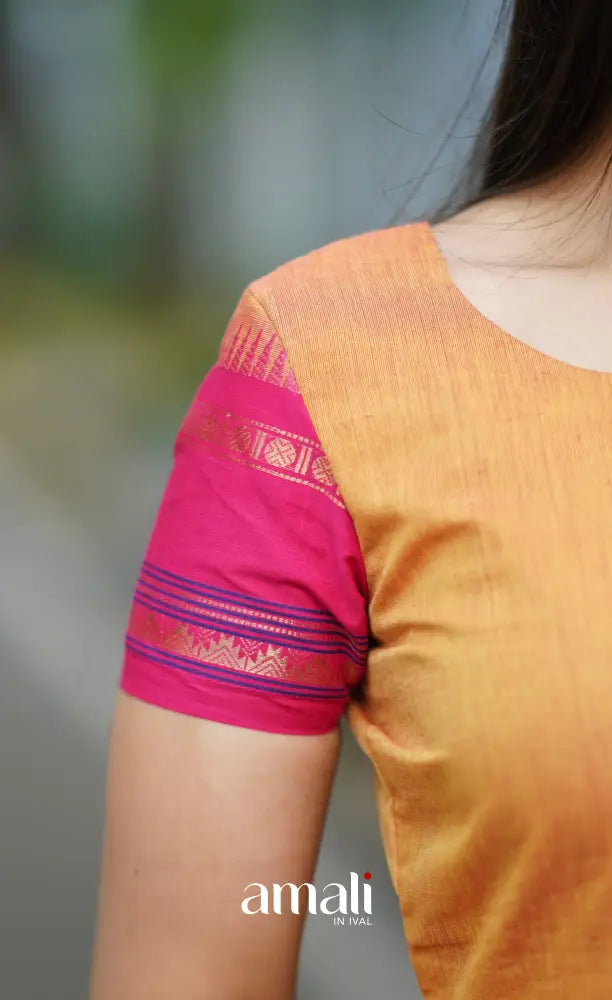 Meera Cotton Salwar - Orange salwar