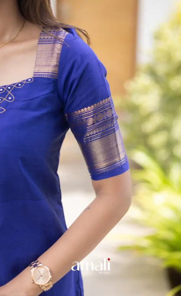 Meera Cotton Salwar - Royal Blue salwar