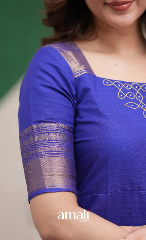 Meera Cotton Salwar - Royal Blue salwar