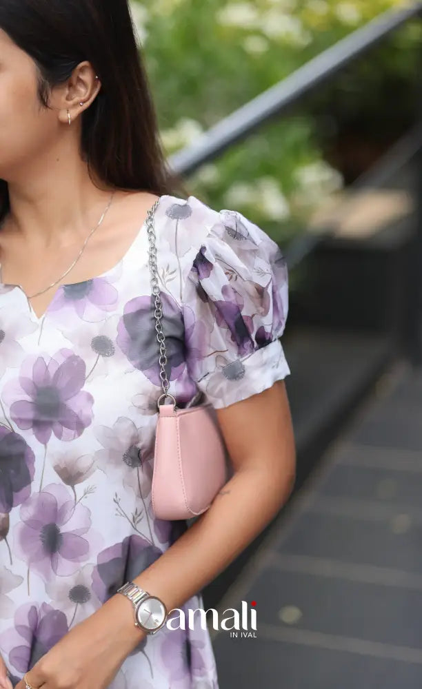 Priyo Organza Kurti - White Co-ord sets