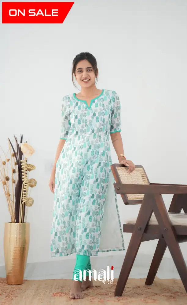 Priyo Organza Kurti - White Co-ord sets