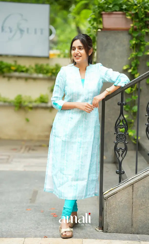 Priyo Organza Kurti - White Co-ord sets