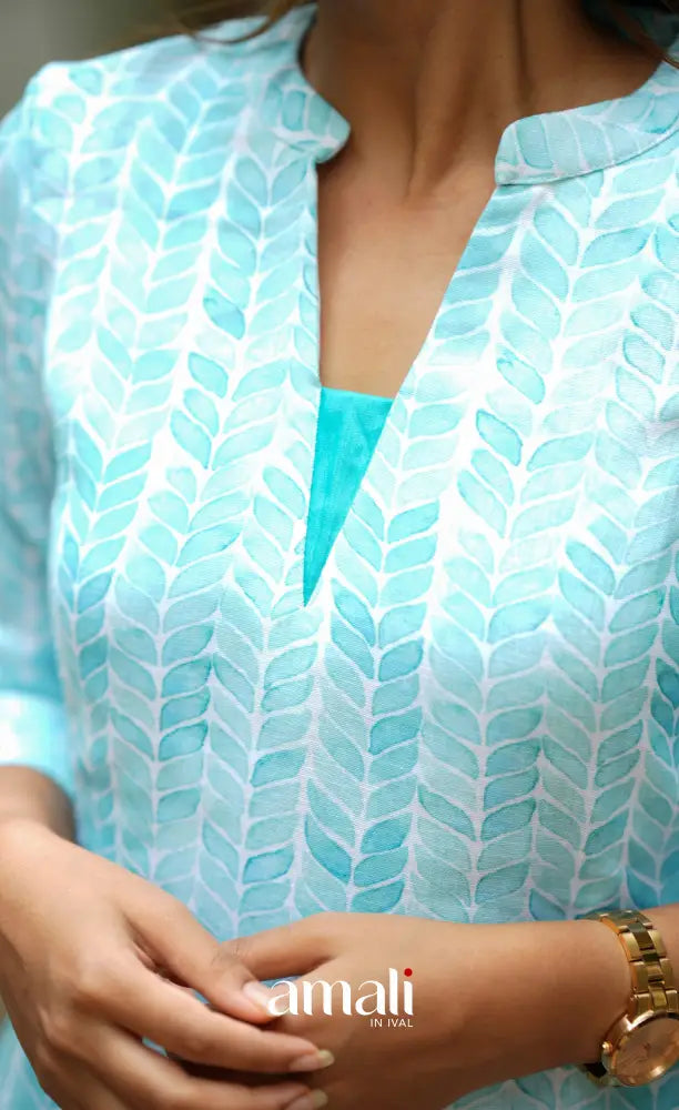 Priyo Organza Kurti - White Co-ord sets