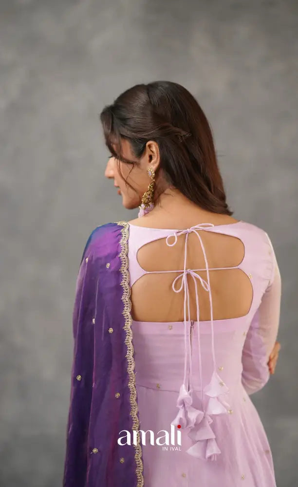 Scape Silk Anarkali - Lavender and Purple Anarkalis