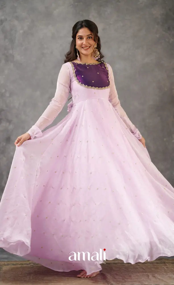 Scape Silk Anarkali - Lavender and Purple Anarkalis