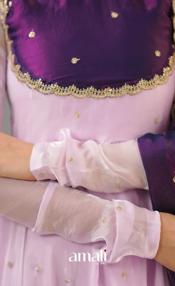 Scape Silk Anarkali - Lavender and Purple Anarkalis