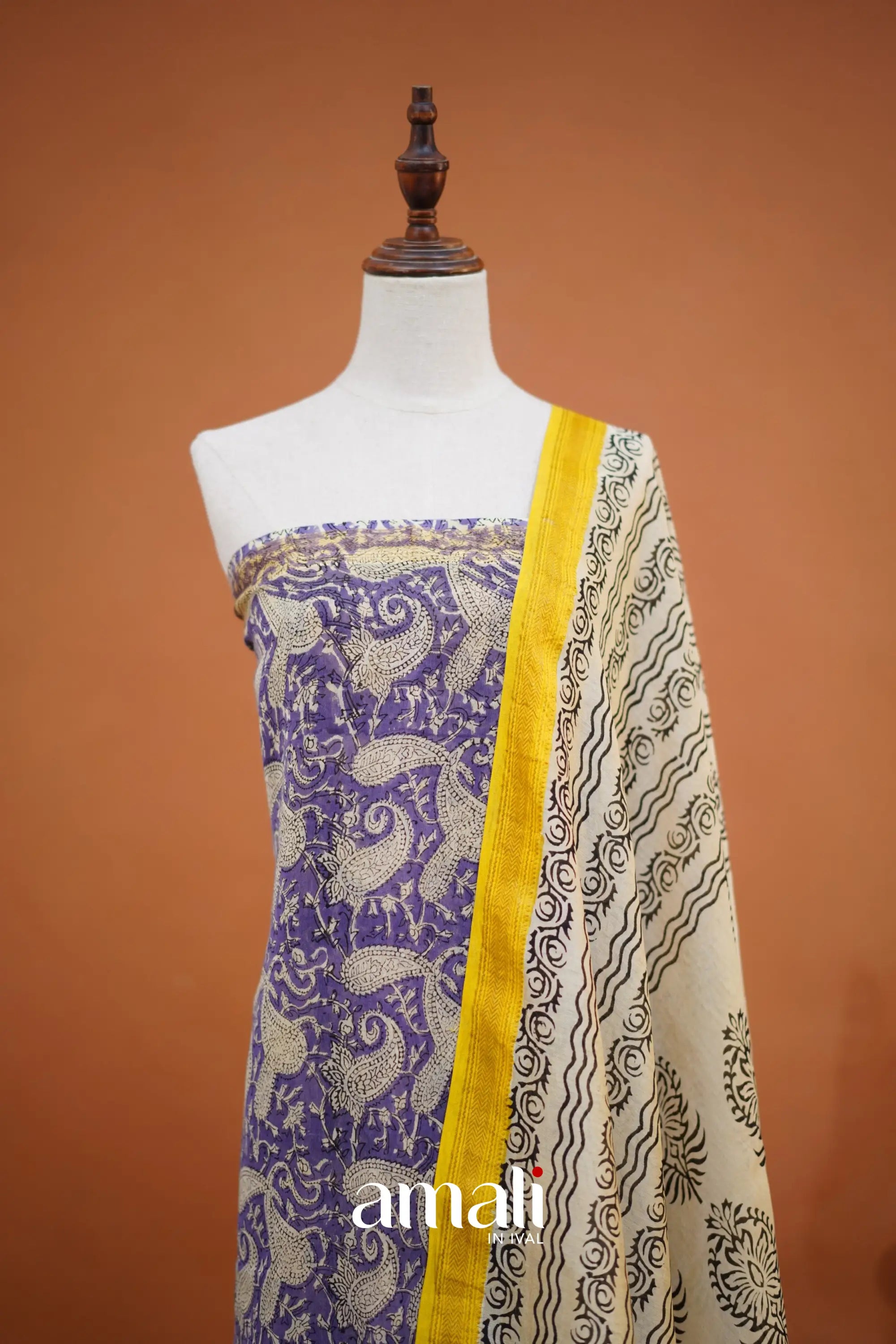 Swara Unstitched Salwar - Purple salwar