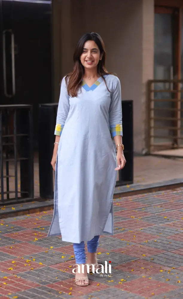 Tara Cotton Salwar - Pastel Blue - salwar