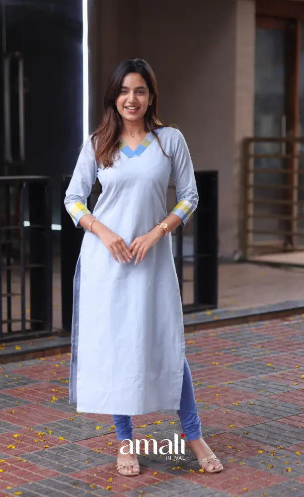 Tara Cotton Salwar - Pastel Blue - salwar