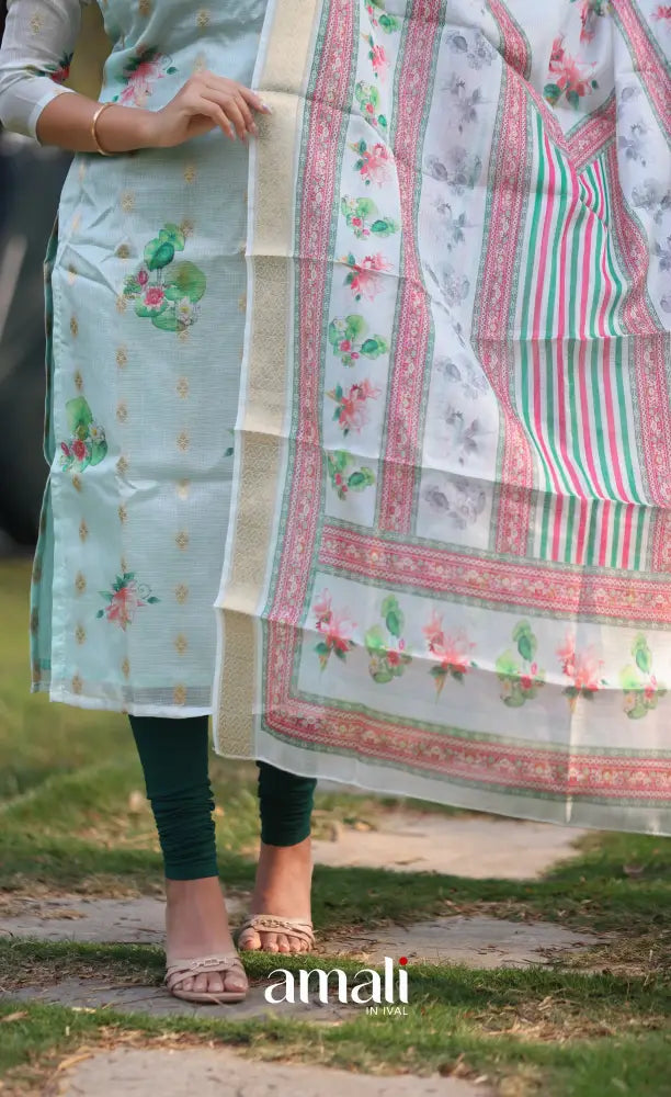 Tara Kota Salwar - Light Teal Blue salwar